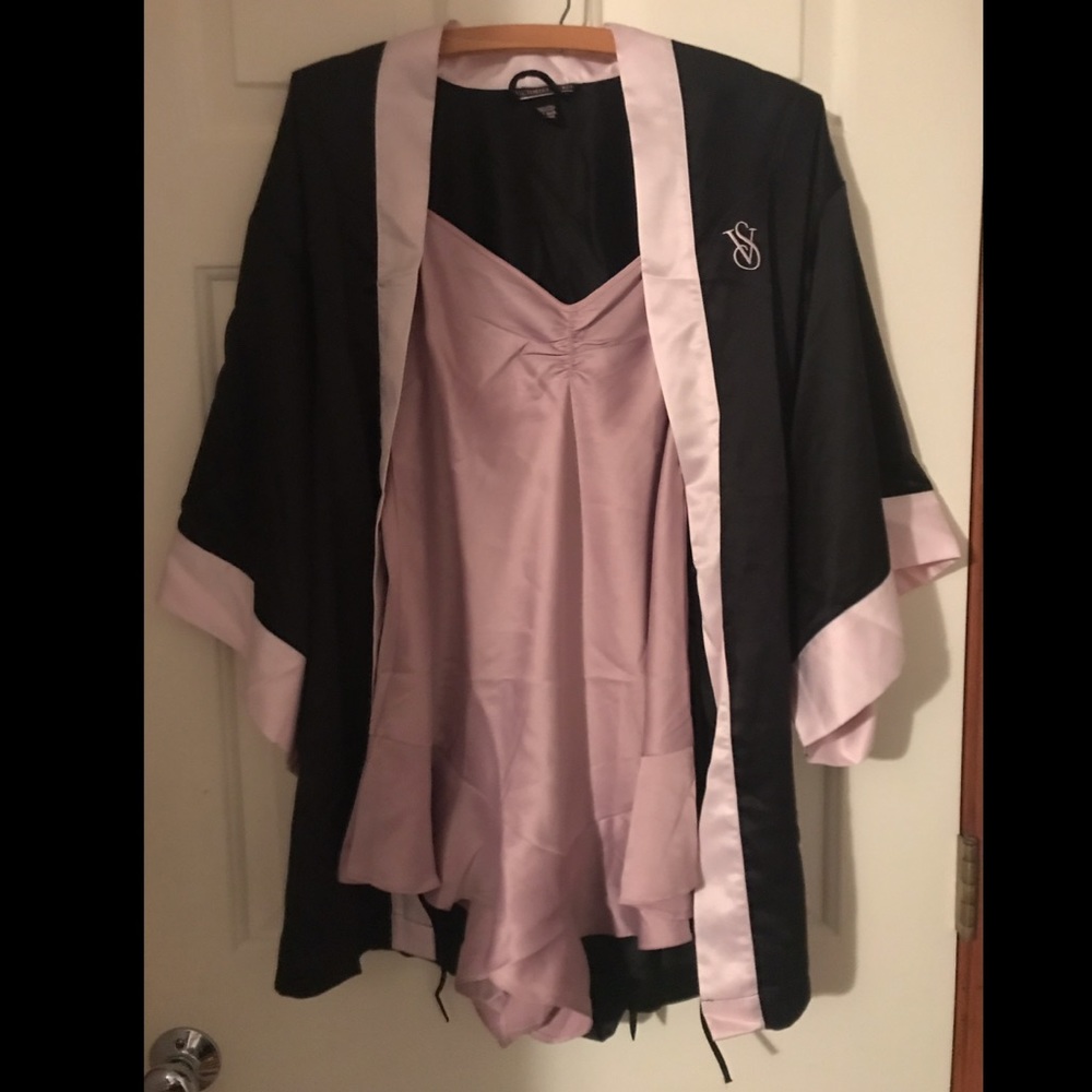 Victoria’s Secret Satin Lingerie/Sleep SET